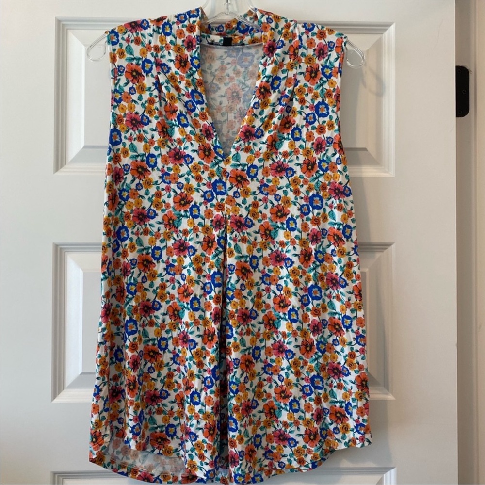 🔥 5/$25 Cable & Gauge Floral Top / Blouse / Shirt - Women’s L